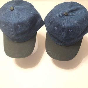 Bundle of 2 Kee & Ed Adjustable Denim Hats
